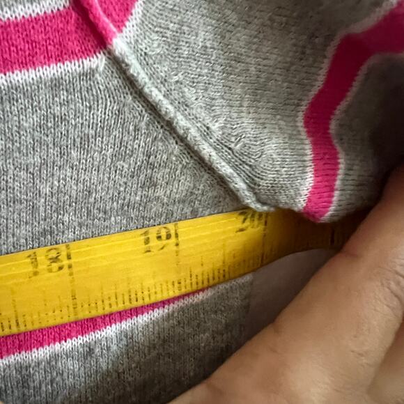 Pink Striped Cardigan, Y2K Indie Soft Girl Retro Tumblr Preppy Large - Picture 7 of 7